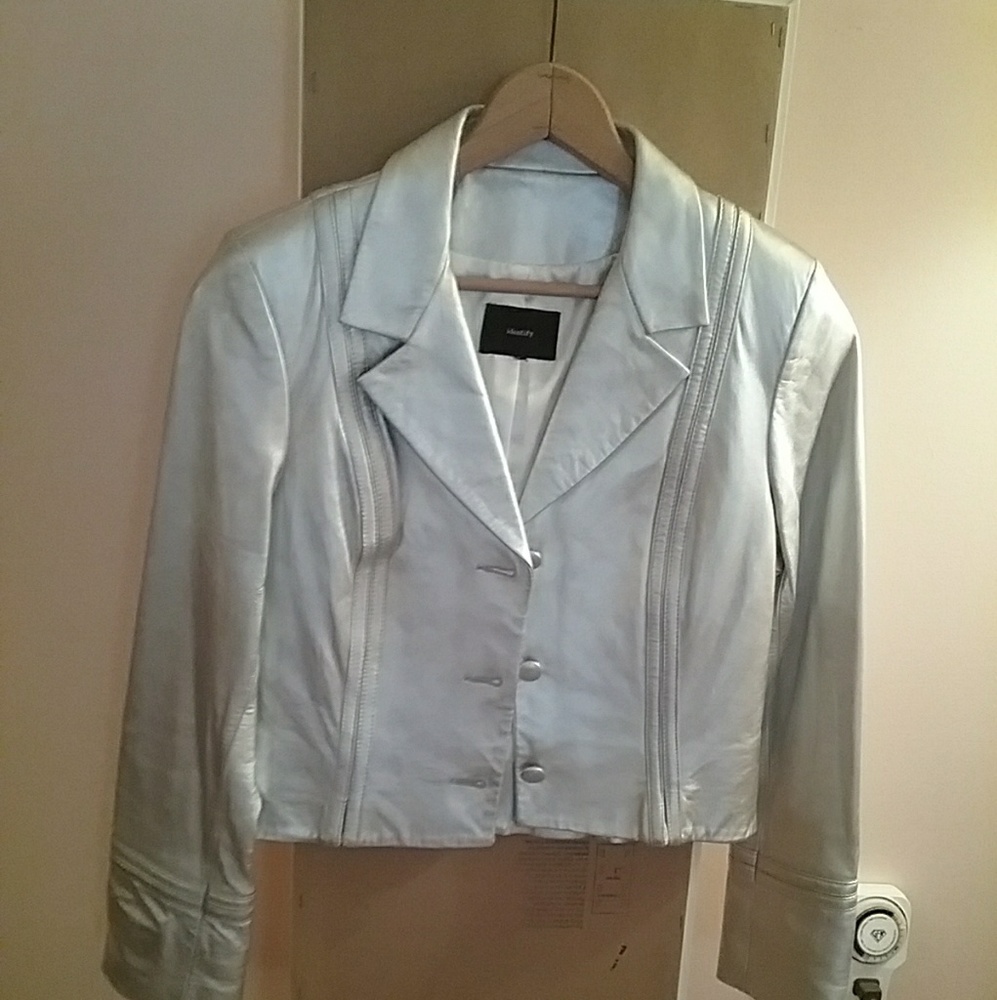 Genuine Leather Silver Jacket # 144C (N w/o T)